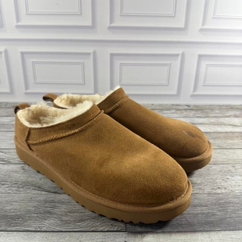 Women's size 10 UGG Tasman Platform Clogs in Chestnut Brown